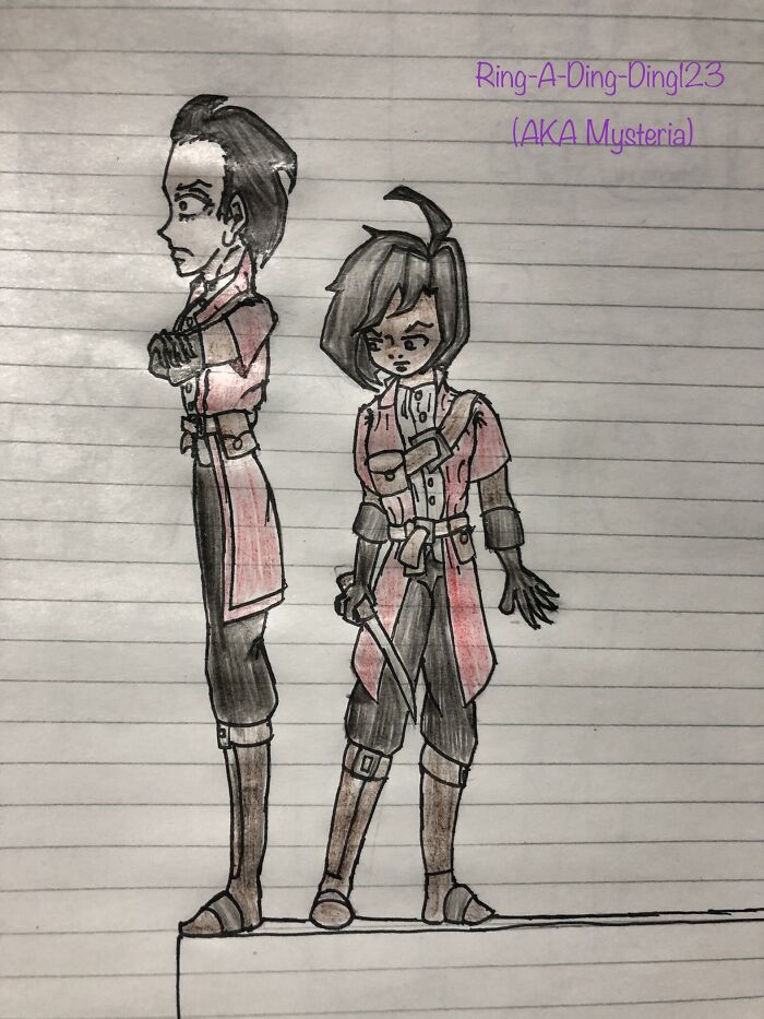 Recently Posted This To R/Dishonored. A Drawing Of Daud And Billie Lurk