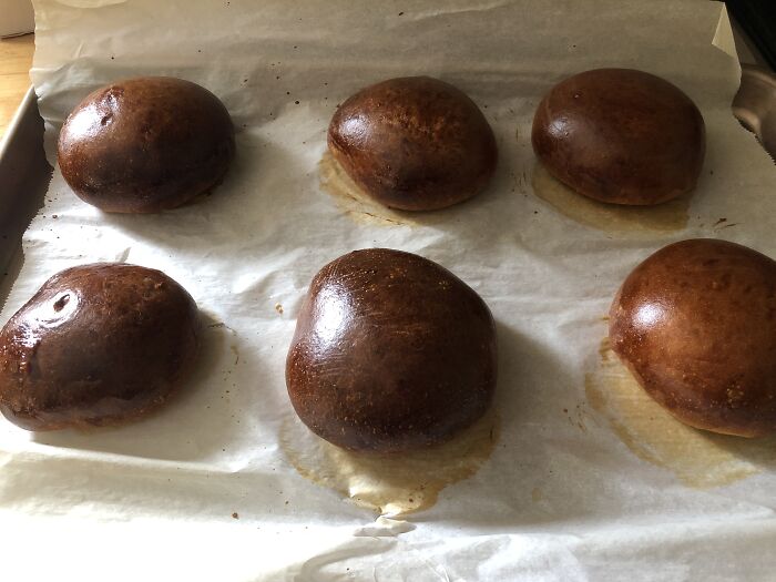 Making Hamburger Buns, May Have Left Them In For Too Long…
