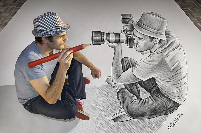 Pencil Versus Camera By Ben Heine (New Pics)