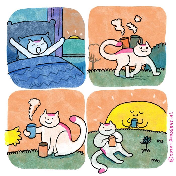 Artist Draws Cute Cat Comics And It Will Make Your Day (70 Pics)