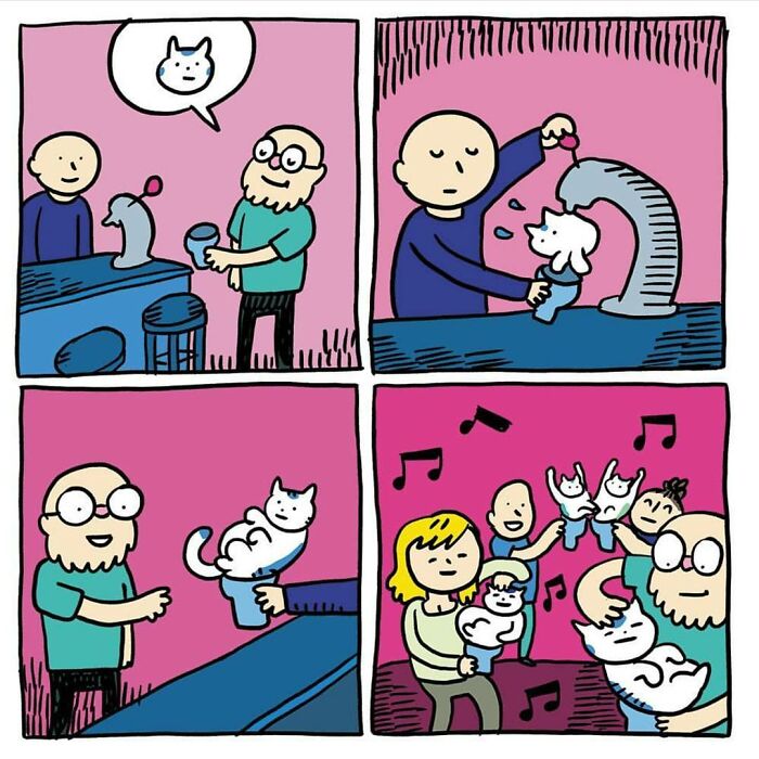 Artist Draws Cute Cat Comics And It Will Make Your Day (70 Pics)