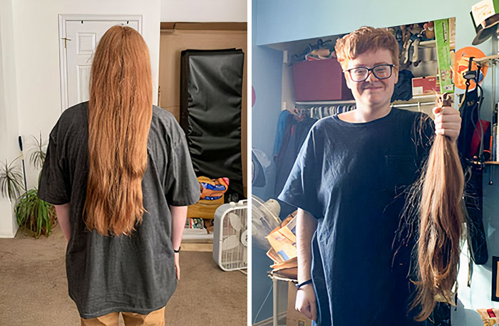 I Cut Off 21 Inches And I'm Going To Donate It All
