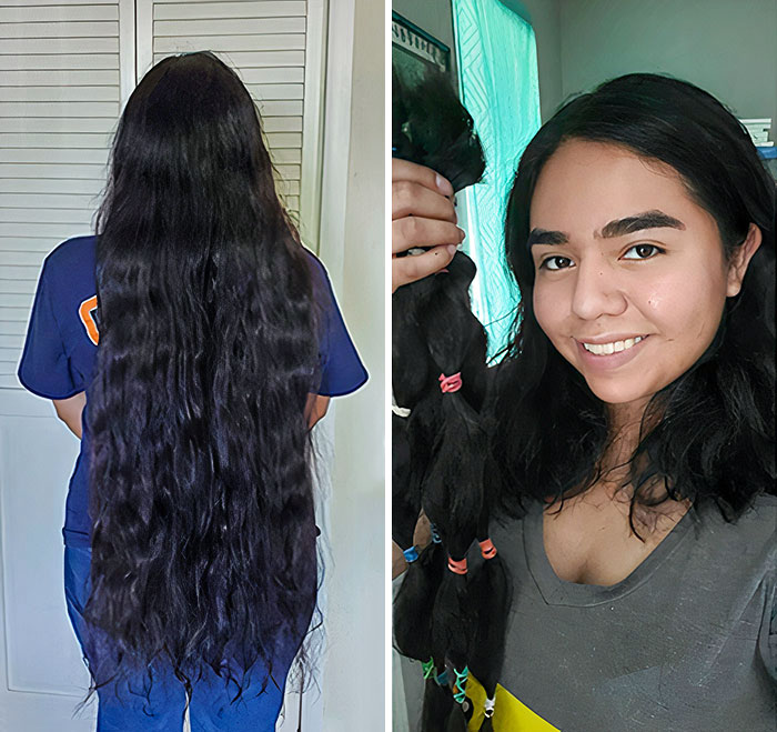 After 9 Years, I've Decided To Finally Cut My Hair, And Donate 16 Inches Of It