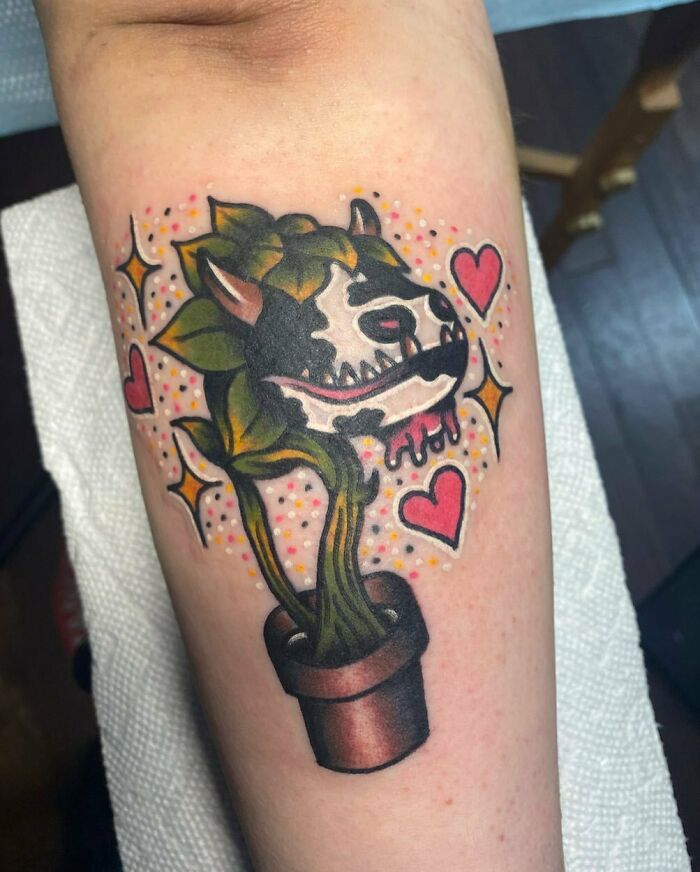 Cow plant from the Sims tattoo 