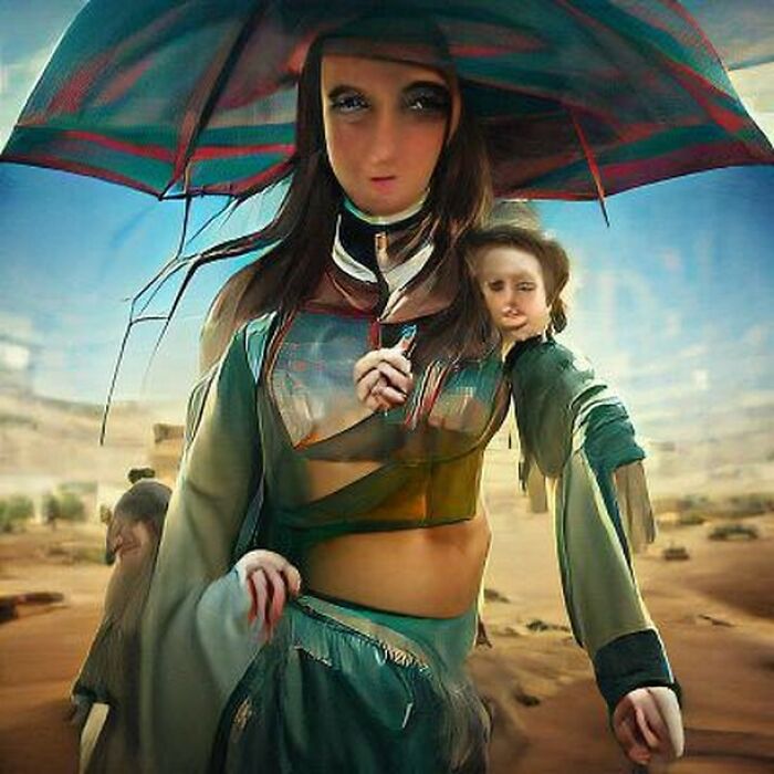 Is That Conan O'Brien Emerging From Her Shoulder?