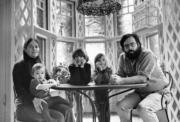 The Coppola Family At Their Home In San Francisco, California, 1972. Photo By Ted Streshinsky