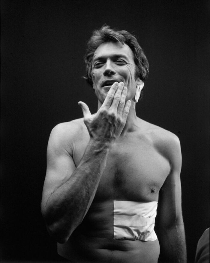 Swathed In Bandages After A Brutal Beating Scene In Dirty Harry, Eastwood Rarely Escapes Mayhem In Films. His Fans Appreciate That He Gives More Than He Takes. Photo By Bill Eppridge