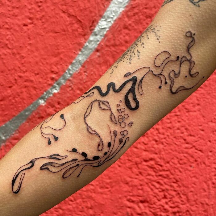 Abstract Arm Tattoo