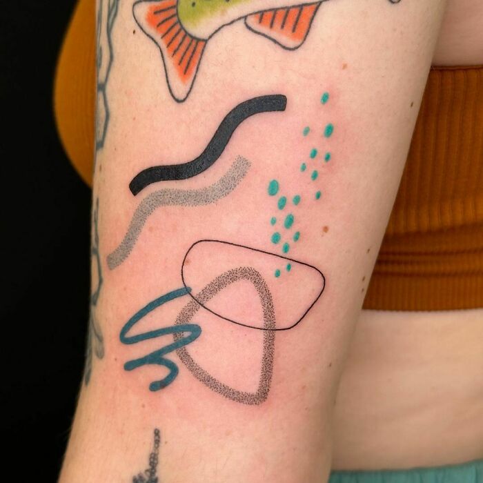 Custom Abstract arm Tattoo