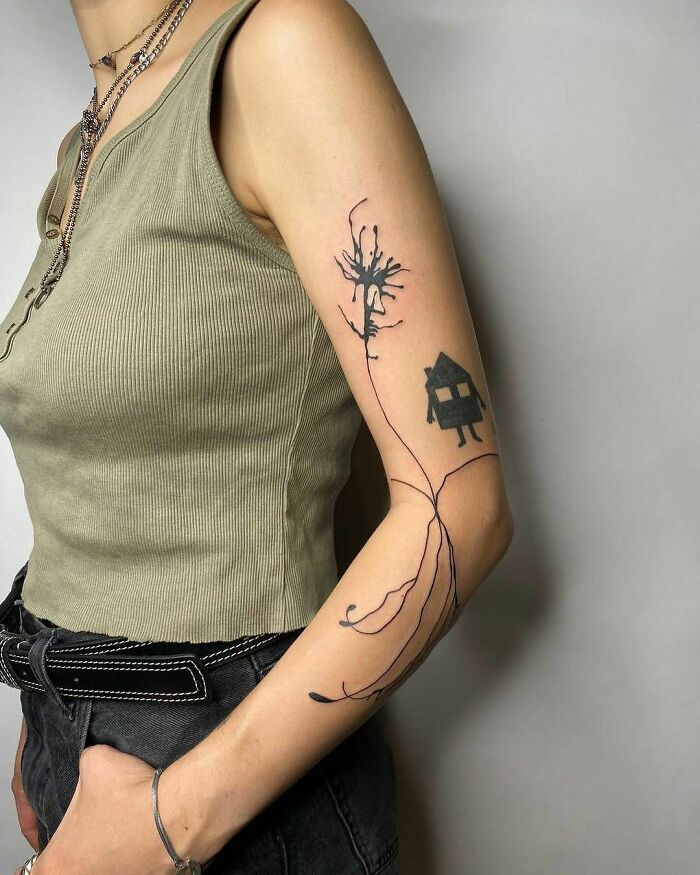 Abstract arm Tattoo