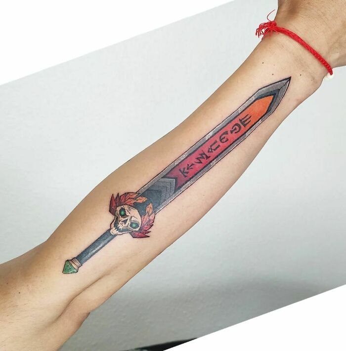 Stygian Blade from Hades tattoo