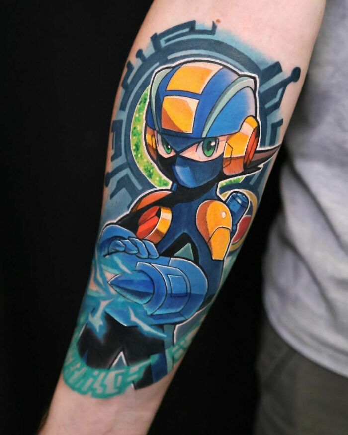 Mega Man Tattoo
