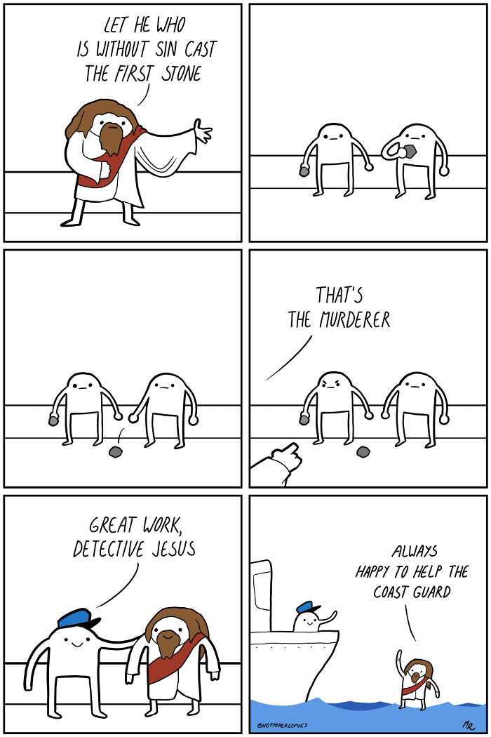 Martin Rosner's New Dark And Absurd Comics Are Sure To Make You Laugh Out Loud