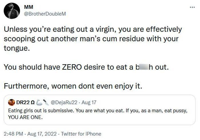 Fellas, Is It Gay To Eat Pussy?