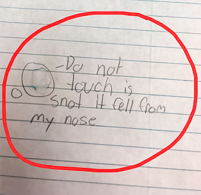 A Colleague Of Mine Got This Note Whilst Grading Papers