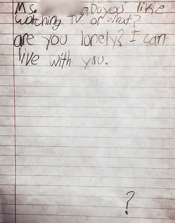 My Newly-Single Sister Is Concerned That She's Putting Off Some Serious Pathetic Vibes After Being Slipped This Note From One Of Her Second-Grade Students