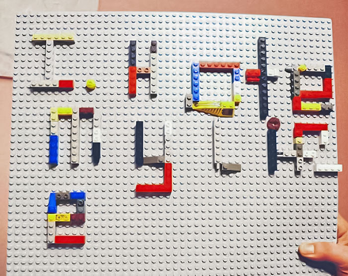 My Son Was Grounded And Was So Angry He Wrote This Hateful Note. With Legos