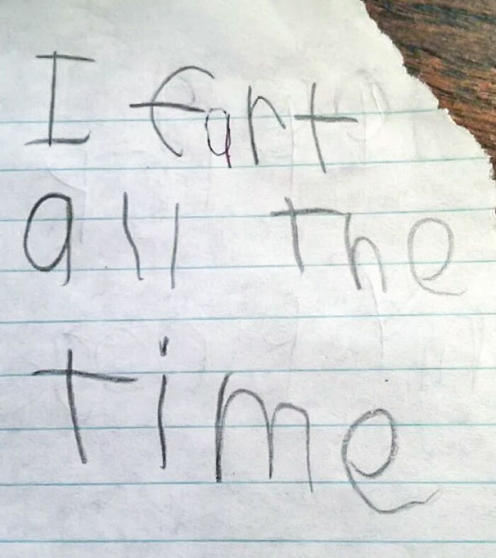 Friend Has A 5-Year-Old That's Learning To Write. She Asked Him For A Letter. He Came Back With This