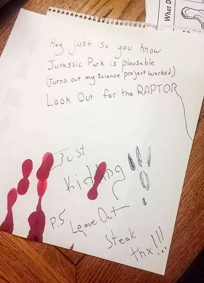 My Little Brother Leaves Notes For Me When I Have To Work Late, This Is By Far My Favorite