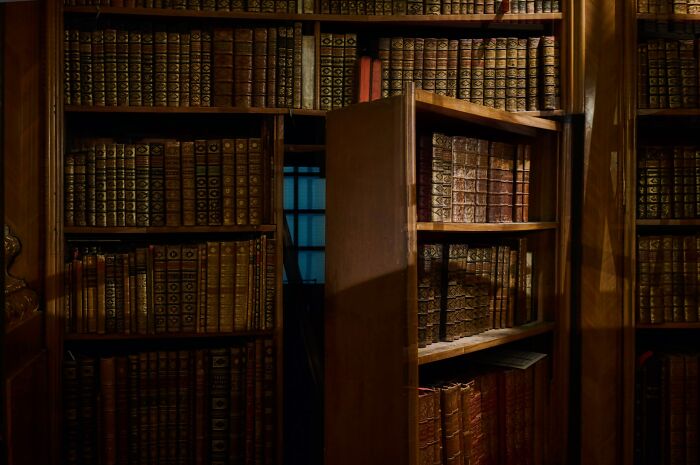 British Author Charles Dickens's House Had A Secret Door In The Form Of A Fake Bookcase