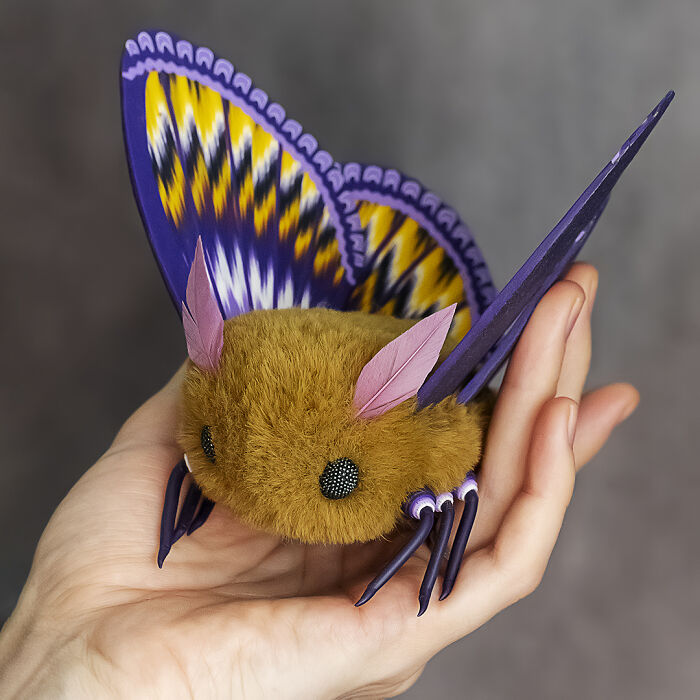 I Was Terrified Of Moths Before Making These Cute Dolls, But My Phobia Turned To Love