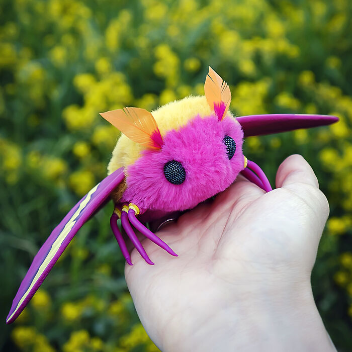 I Was Terrified Of Moths Before Making These Cute Dolls, But My Phobia Turned To Love