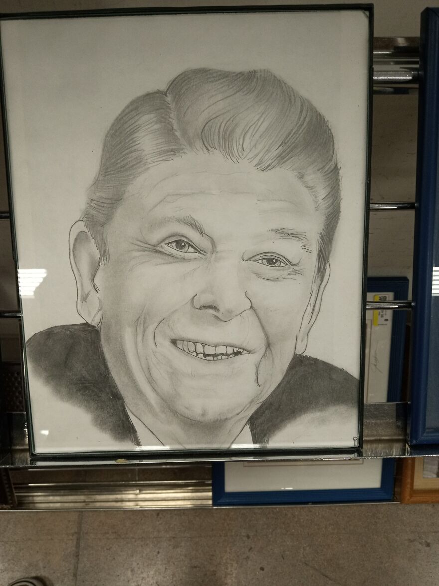 Reagan Portrait Post Death