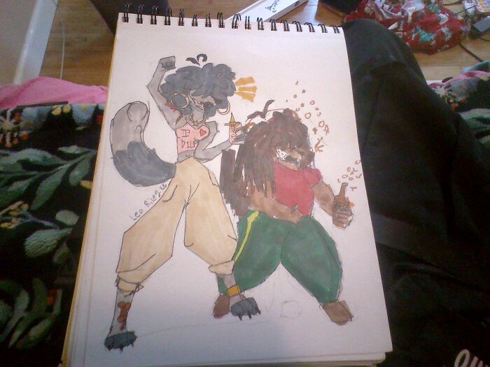 (Tw Suggestive Clothing) My Dog And My Aunts Dog In Vizzepop Style