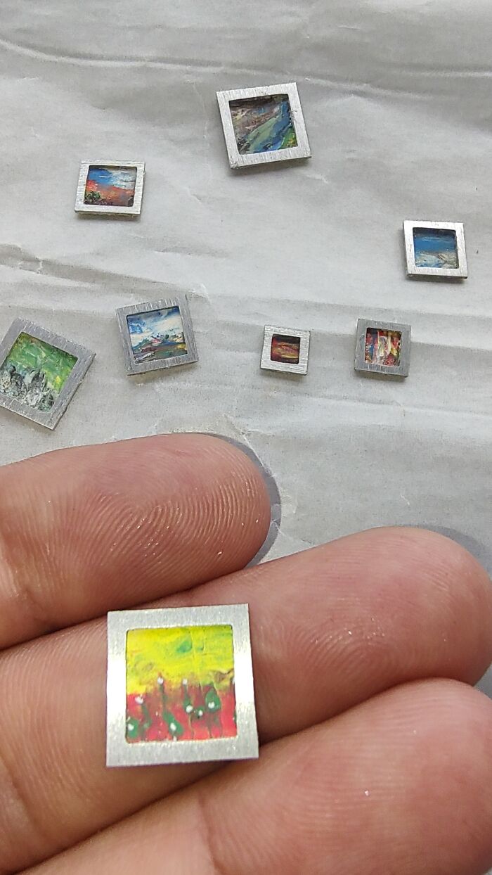 Creating Miniature Paintings Makes Me Happy