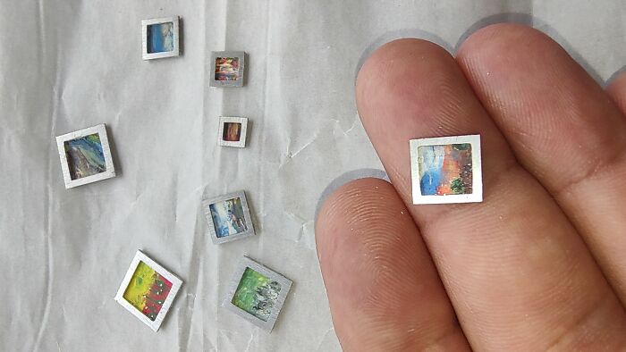 Creating Miniature Paintings Makes Me Happy