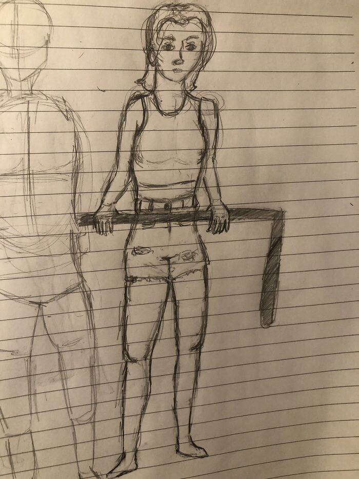 Ok Please Critique This And Ignore What’s To The Left. I Drew This Today And I’m Not Necessarily Proud Of It, Just Something I Made While Bored Watching The Cma’s