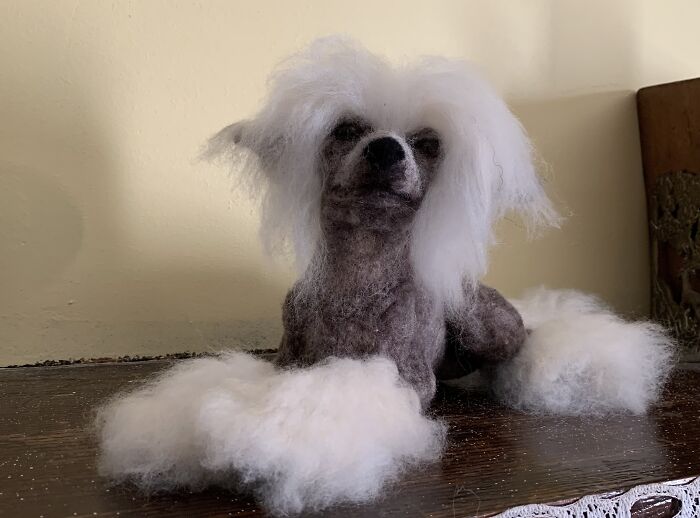 I Make Pocket-Size Wool Dogs