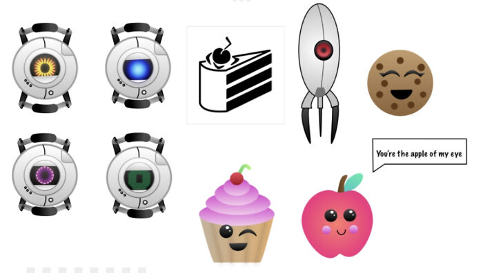 The Cookie, The Cupcake And The Apple Are Stickers I Made For My Crush And She Loved Them!!!!