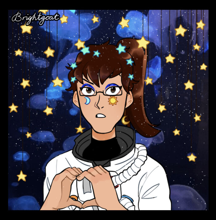 Me In Space. I Don’t Need My Helmet As I’m Immune To The Dangers Of Space