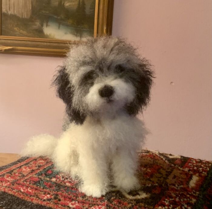 I Make Pocket-Size Wool Dogs
