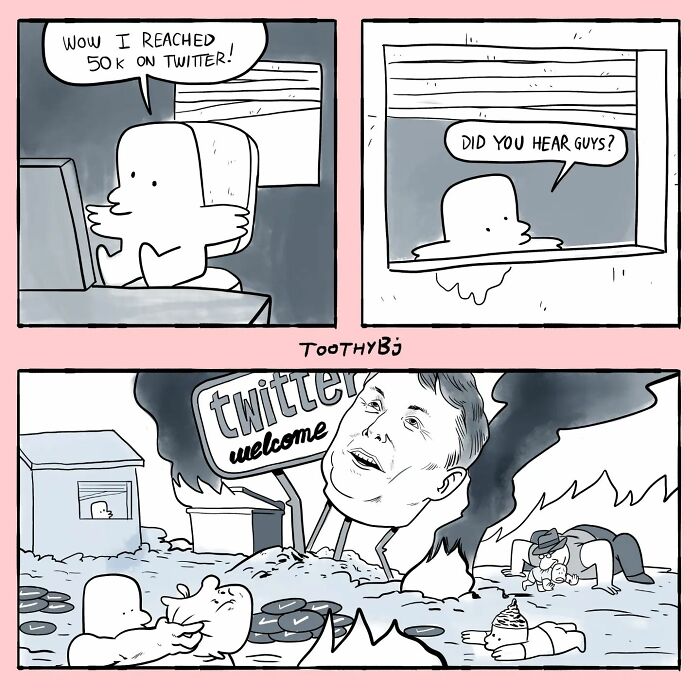 If You Have A Dark Sense Of Humor, You Will Probably Enjoy These Comics With Twisted Endings By Toothybj ( New Pics)