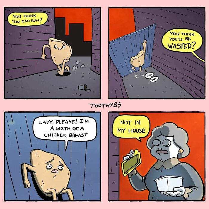 If You Have A Dark Sense Of Humor, You Will Probably Enjoy These Comics With Twisted Endings By Toothybj ( New Pics)