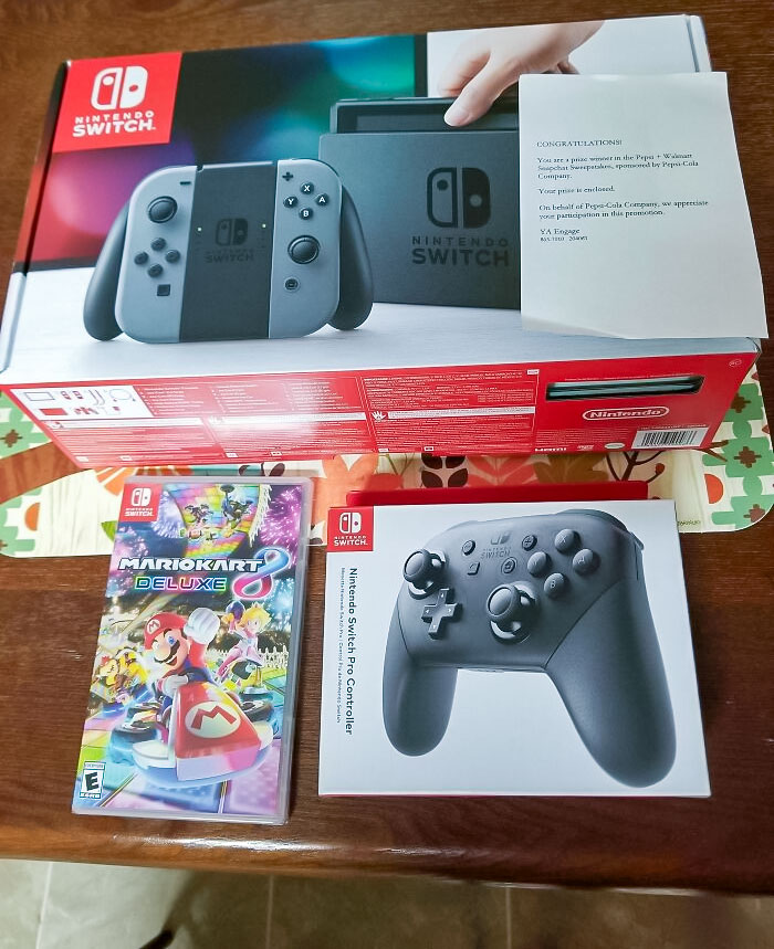 I Won A Switch Prize Package From Pepsi