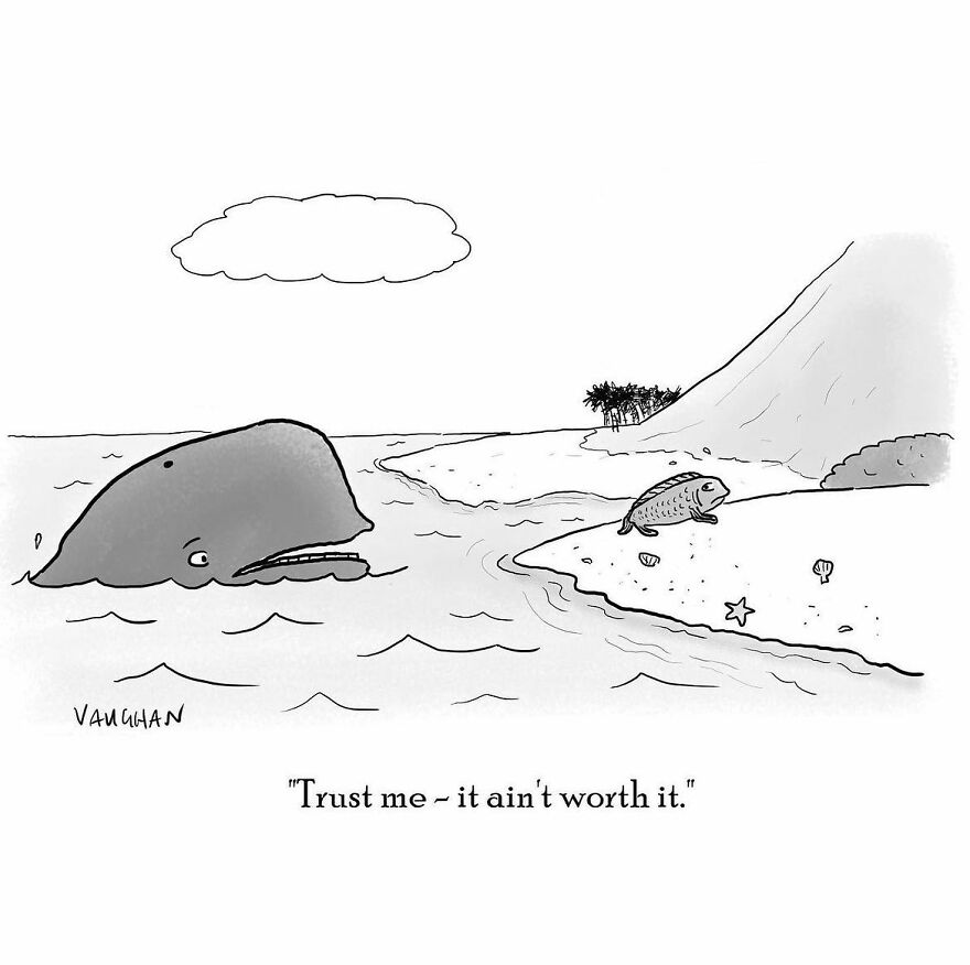 Meet Cartoonist Vaughan Tomlinson's Hilarious Single-Panel Comics