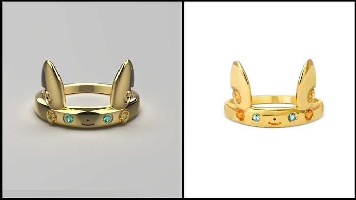 Render (Left) vs. Real (Right)