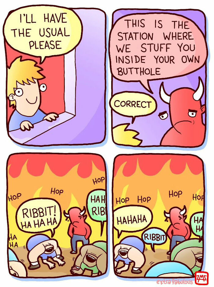 New Quirky Comics With A Dark Humor By Zach