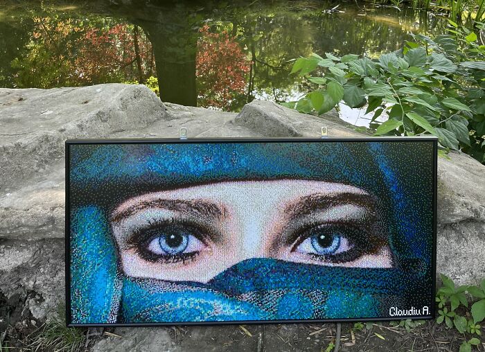 I Created A Photorealistic Fuse Bead Project Out Of 58,482 Beads