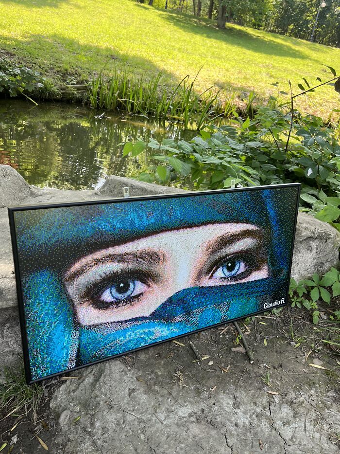 I Created A Photorealistic Fuse Bead Project Out Of 58,482 Beads