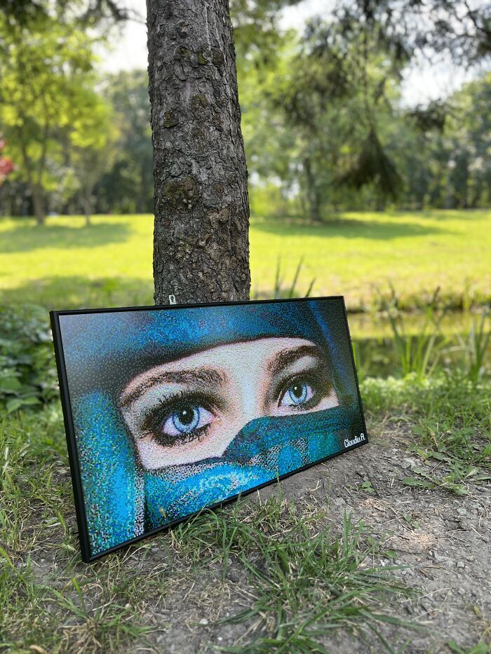 I Created A Photorealistic Fuse Bead Project Out Of 58,482 Beads I Created A Photorealistic Fuse Bead Project Out Of 58,482 Beads