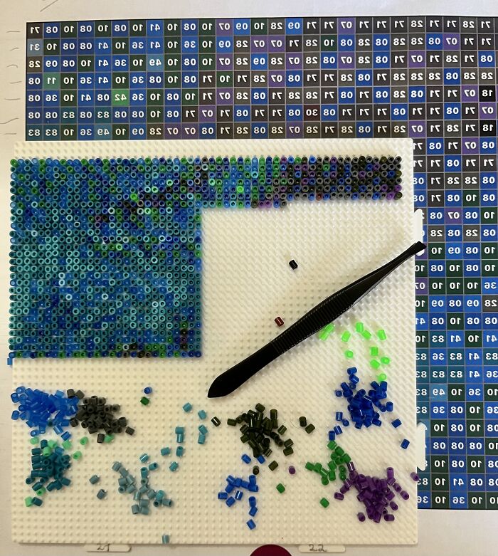 I Created A Photorealistic Fuse Bead Project Out Of 58,482 Beads I Created A Photorealistic Fuse Bead Project Out Of 58,482 Beads