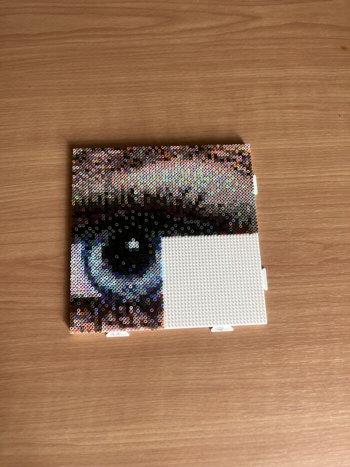 I Created A Photorealistic Fuse Bead Project Out Of 58,482 Beads I Created A Photorealistic Fuse Bead Project Out Of 58,482 Beads