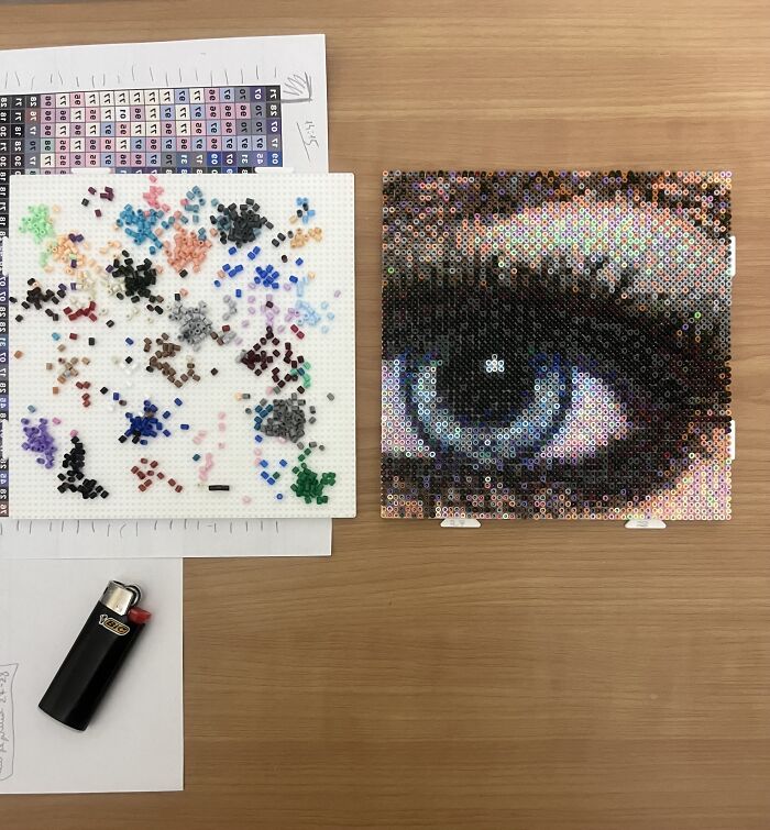 I Created A Photorealistic Fuse Bead Project Out Of 58,482 Beads