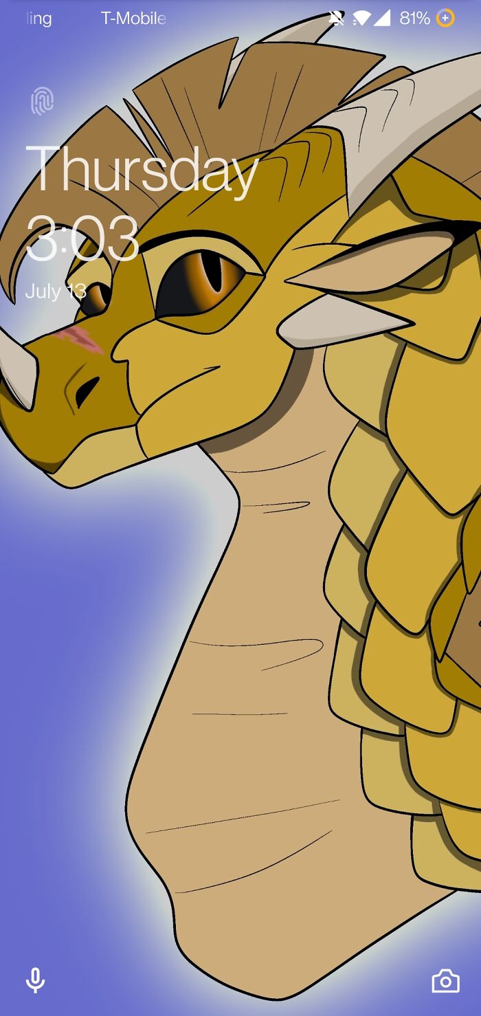 I Used A Drawing Base, And Draw Qibli From Wings Of Fire!