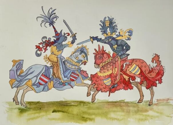 Sometimes I Am Asked To Draw Knights Or Heraldry, And Here's The Result (18 Pics) Sometimes I Am Asked To Draw Knights Or Heraldry, And Here's The Result (18 Pics)