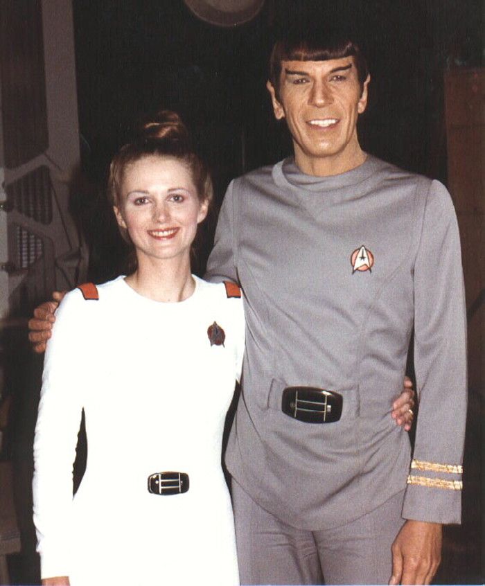 Mr. Spock And Lt Weezie. Leonard Was A Dear Friend (He Visited Our Home Many Times Over The Years). I Thought I Was Just Flying Out To La To Watch Them Shoot. Wow Did He Have A Surprise For Me! It Was Incredible!